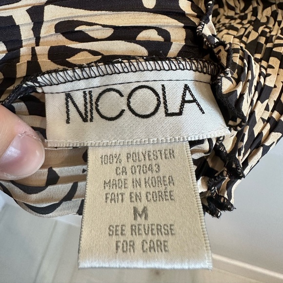 size medium vintage nicola high collared dress tank - Picture 2 of 2